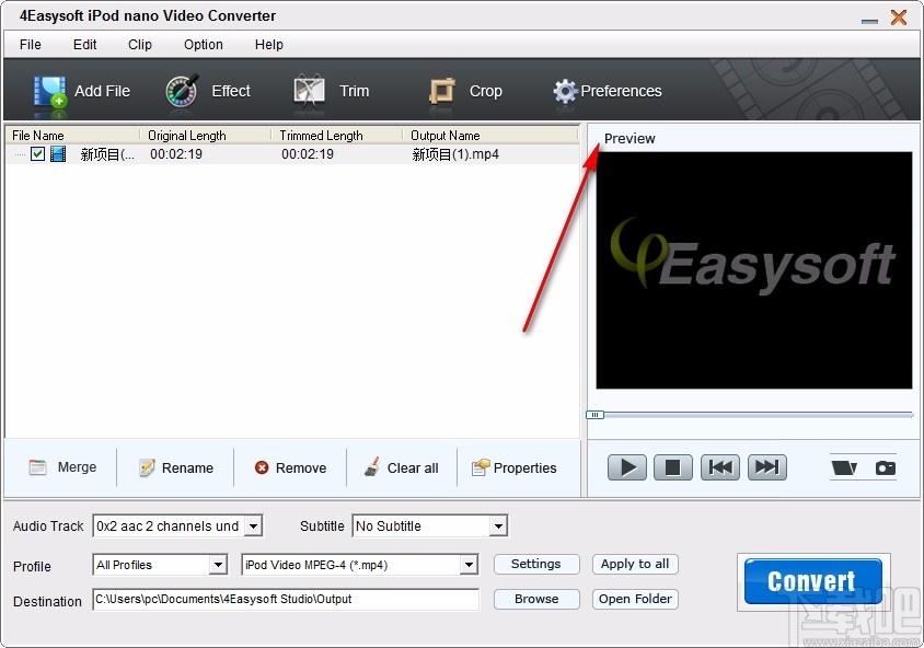 4Easysoft iPod nano Video Converter,iPod nano视频格式转换