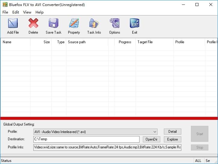 Bluefox FLV to AVI Converter下载,视频转换器,视频转换