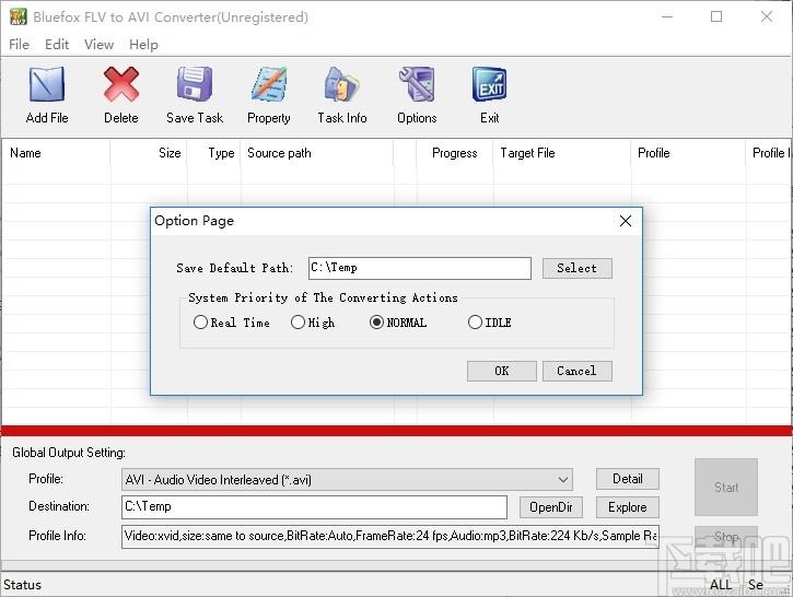 Bluefox FLV to AVI Converter下载,视频转换器,视频转换